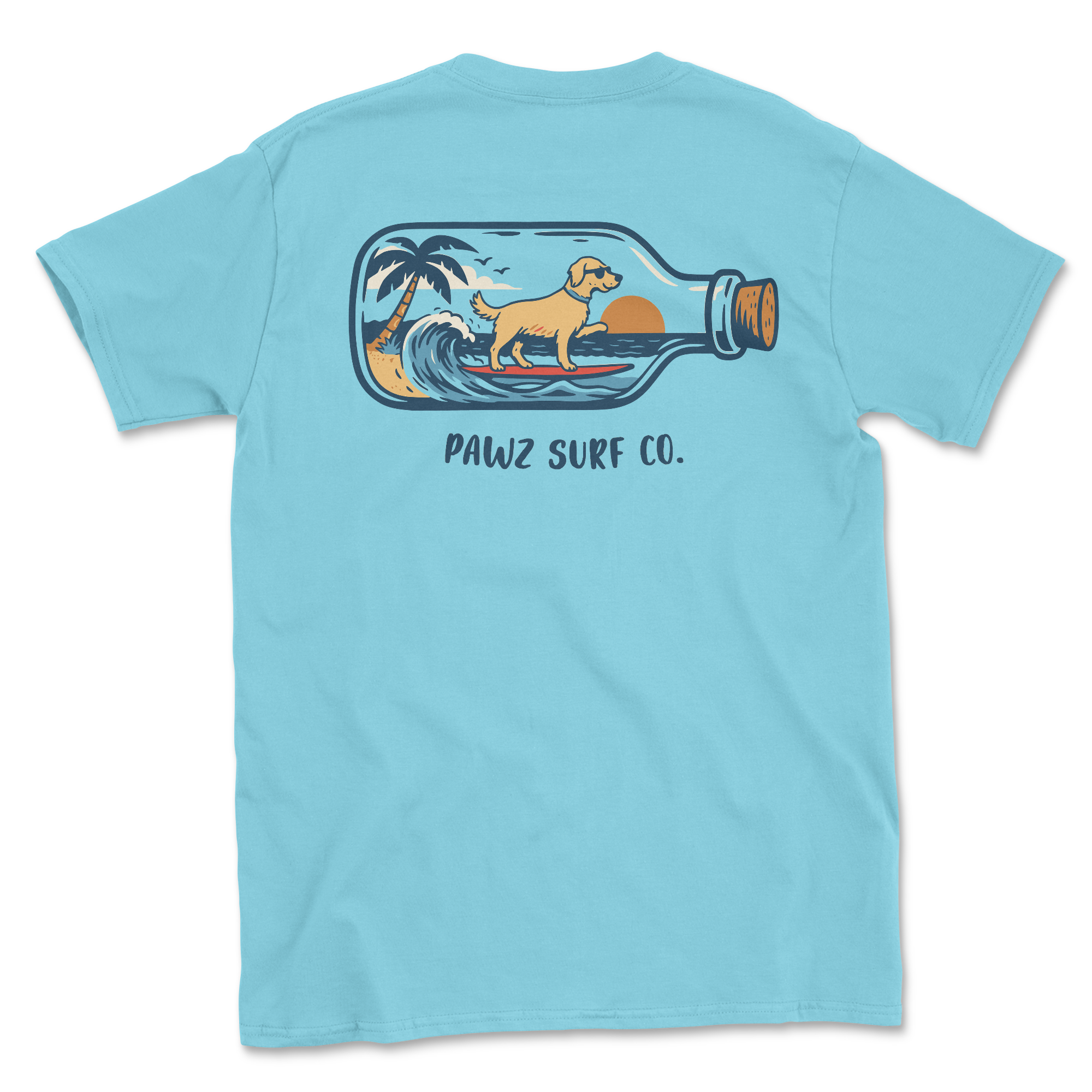 Sunset Surfer (Adult Short Sleeve T-Shirt)