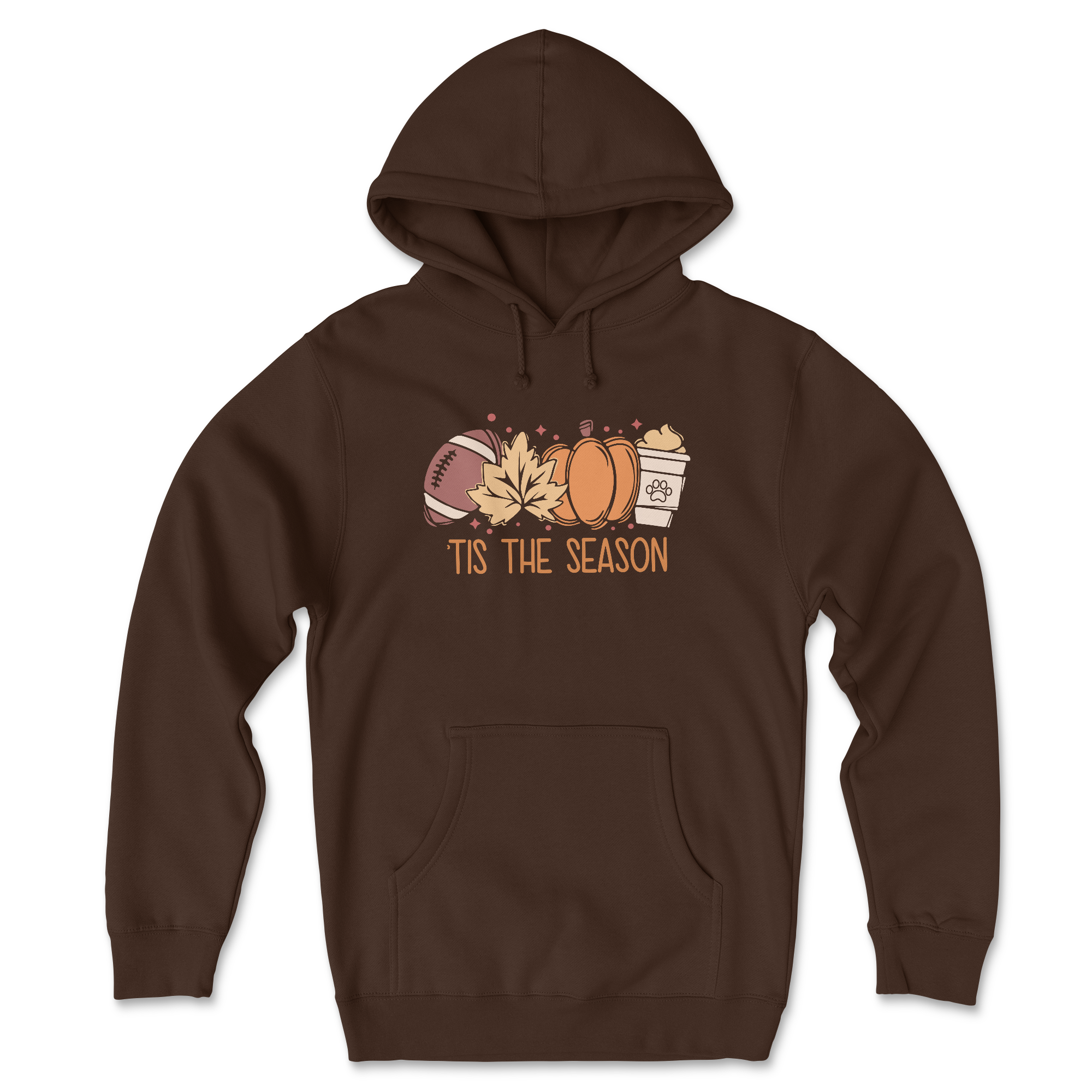 Tis The Season (Front Print) (Adult Hoodie) (Super Sale)