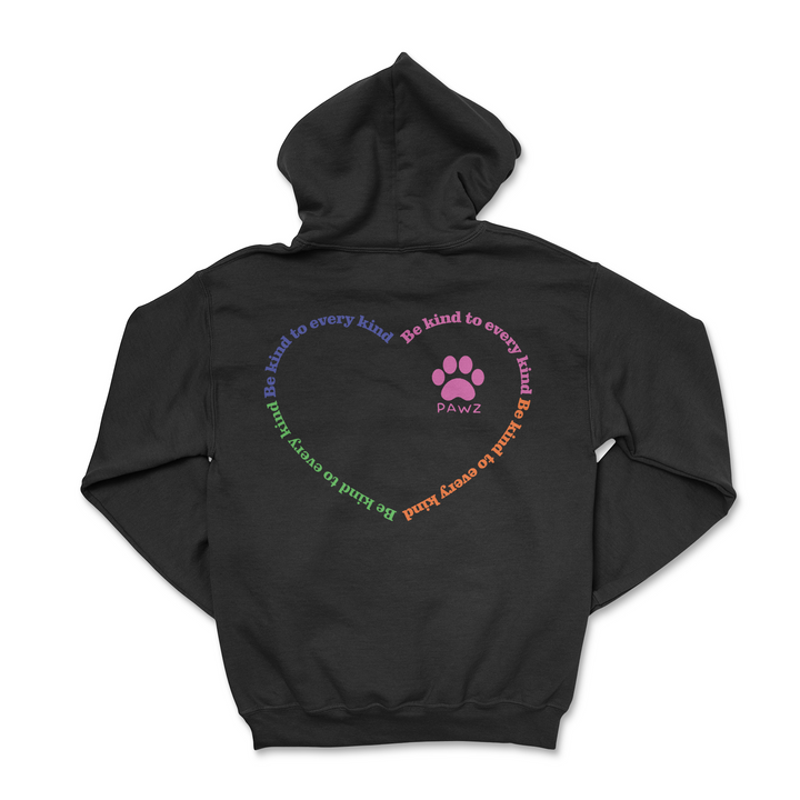 Be Kind - Black (Adult Hoodie)