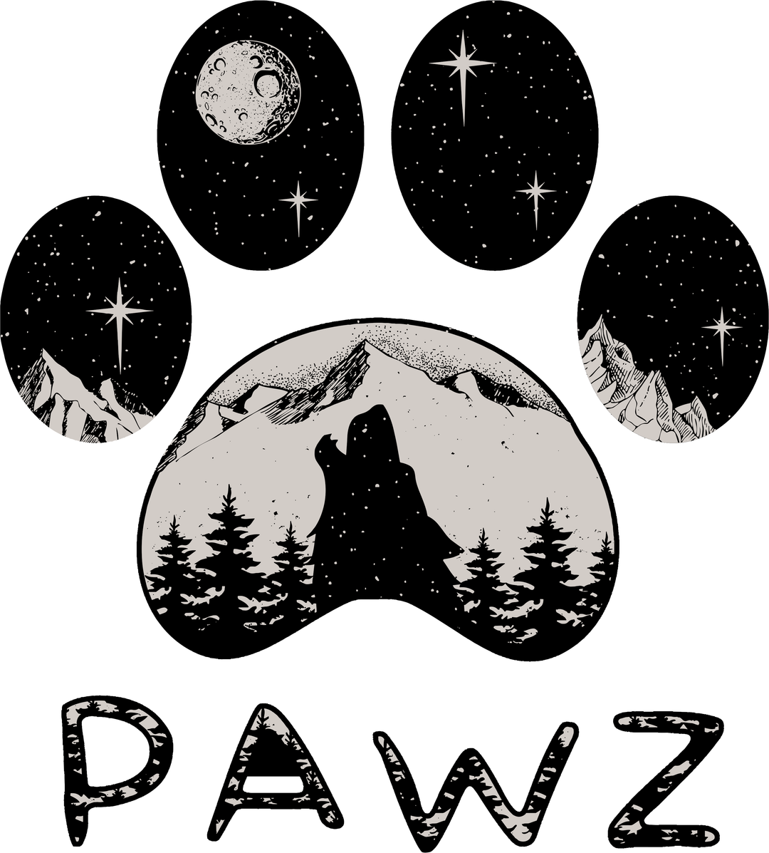 Howl Paw (Adult Crewneck)