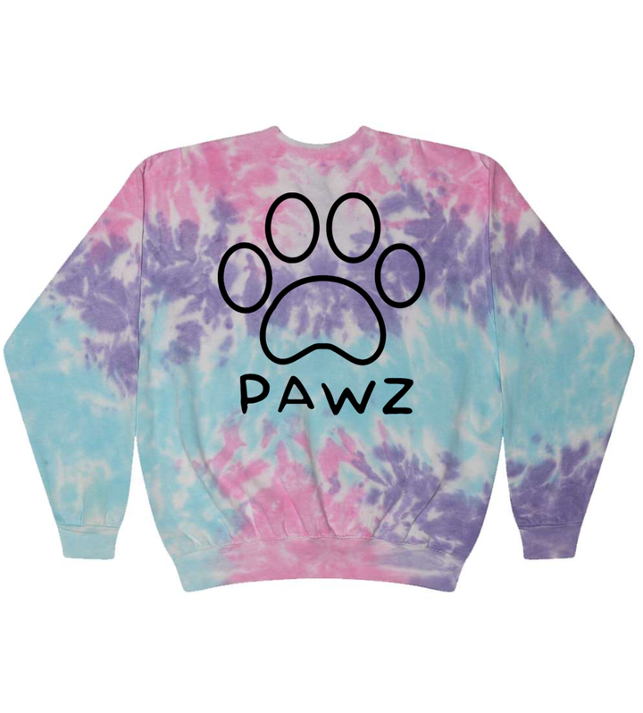 Cotton Candy Outline (Adult Crewneck)