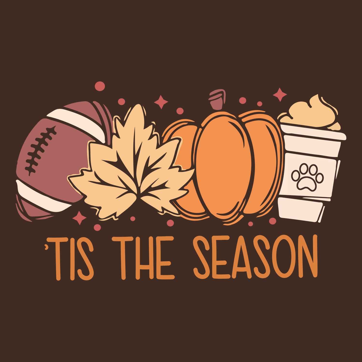 Tis The Season (Front Print) (Adult Hoodie) (Super Sale)